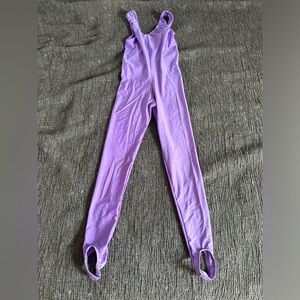 Lavender Lycra Spandex Catsuit Dance Unitard